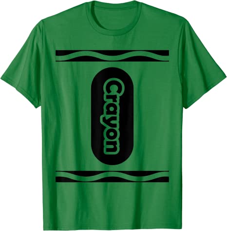 Wählen Sie jede Farbe Buntstift Box Halloween Kostüm Paar & Gruppe T-Shirt Geschenke Briefe gedruckt Grafik T-Shirts grundlegende Baumwolle Outfits – Detail 11