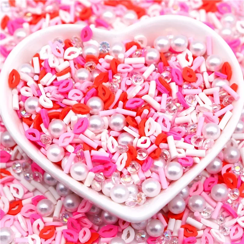 Süßigkeiten-Polymer-Ton-Scheiben, 1 mm, dünn, lang, zylindrisch, heiße Ton-Streusel für Schleim, DIY-Handwerk, winziges Kunststoff-Ton-Zubehör – Detail 5