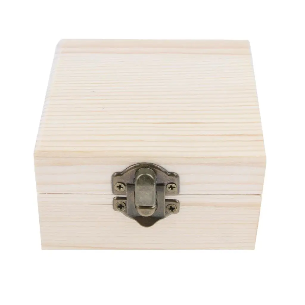 Wooden Jewelry Box Organizer Multipurpose Keepsake Storage Box