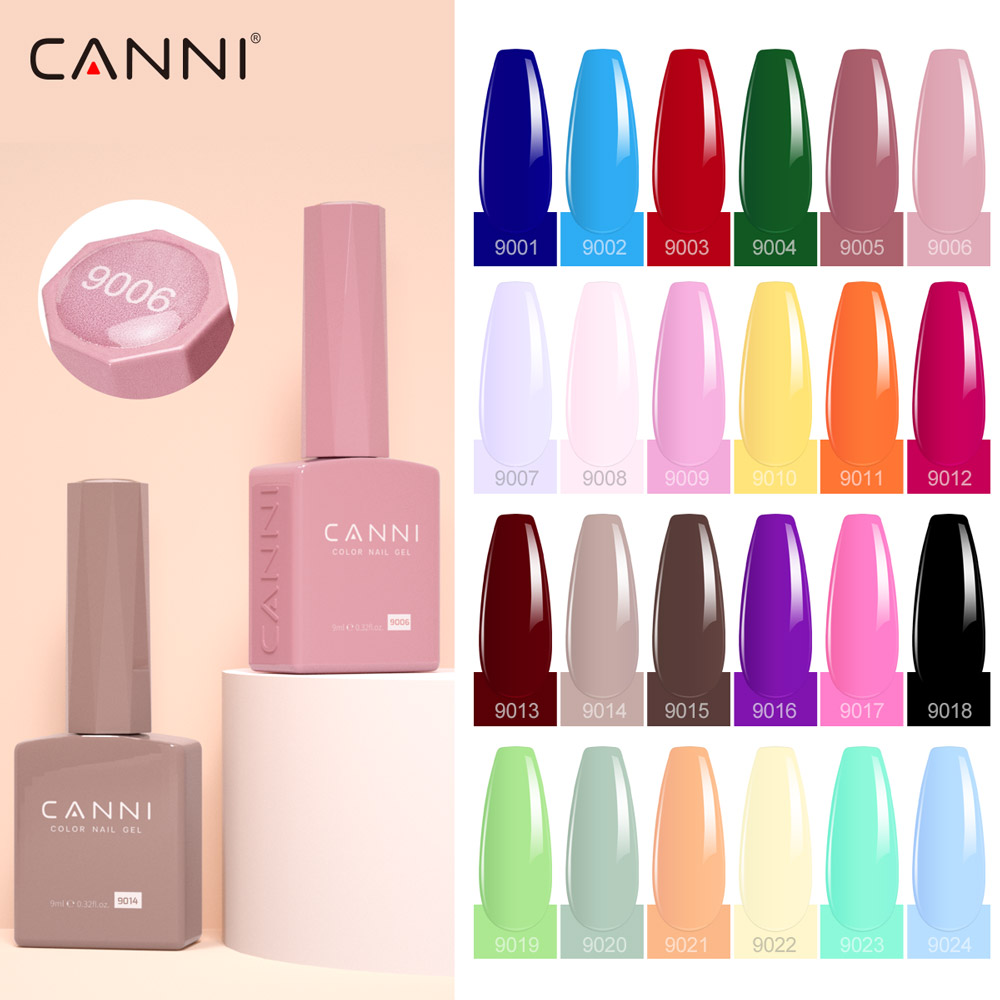 Best of CC1 9ml Canni Hema Free Nail Gel Polish New Color Semi Permanent Classicial Gel Lacquer Long Wear Top Coat Full Coverage Gel Reviews & Tips