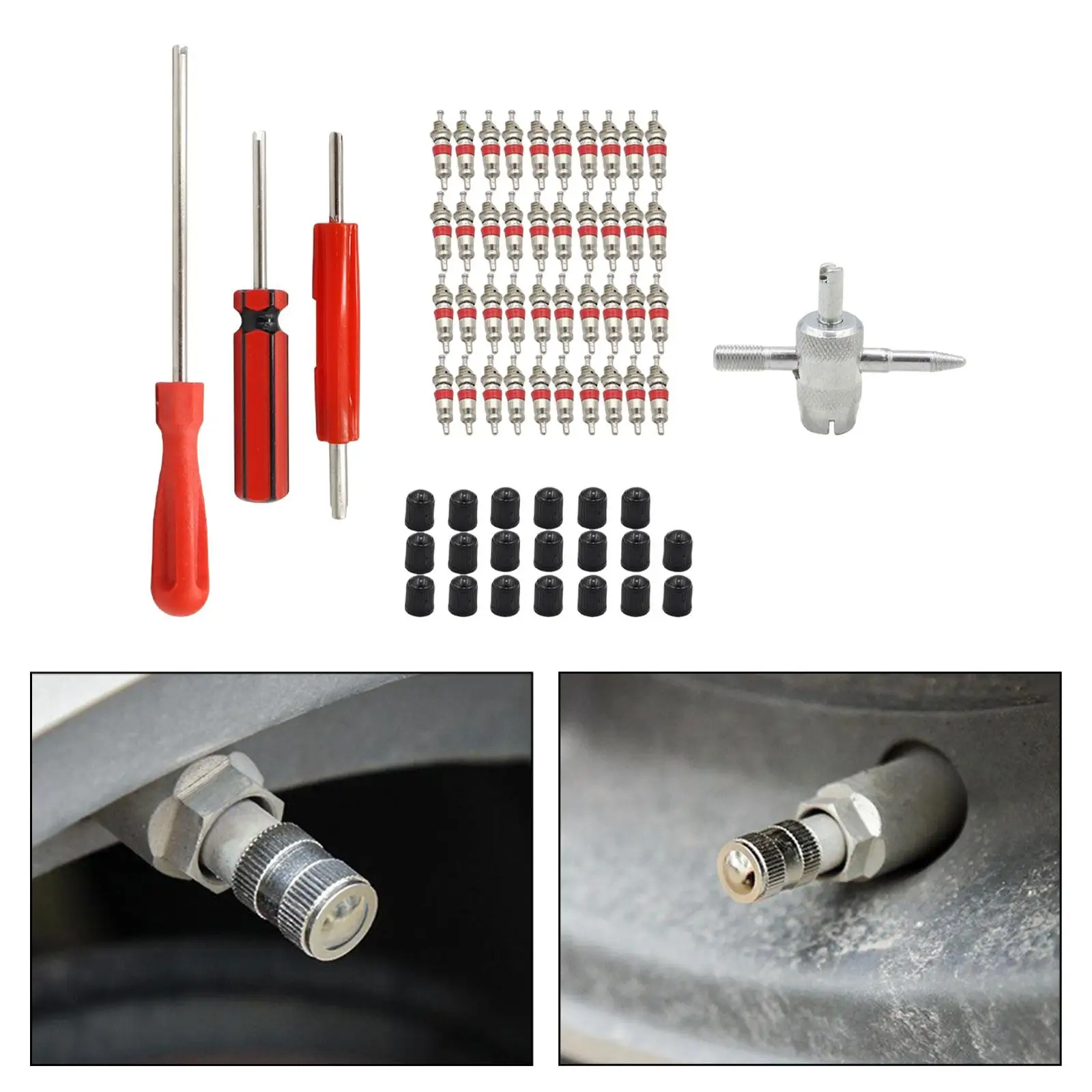 Valve Stem Removal Tool Durable Car Styling Accessories for Automobiles
