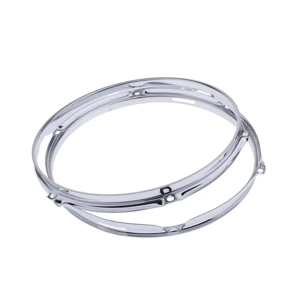 CHROME Snare Drum Hoops PAIR 12