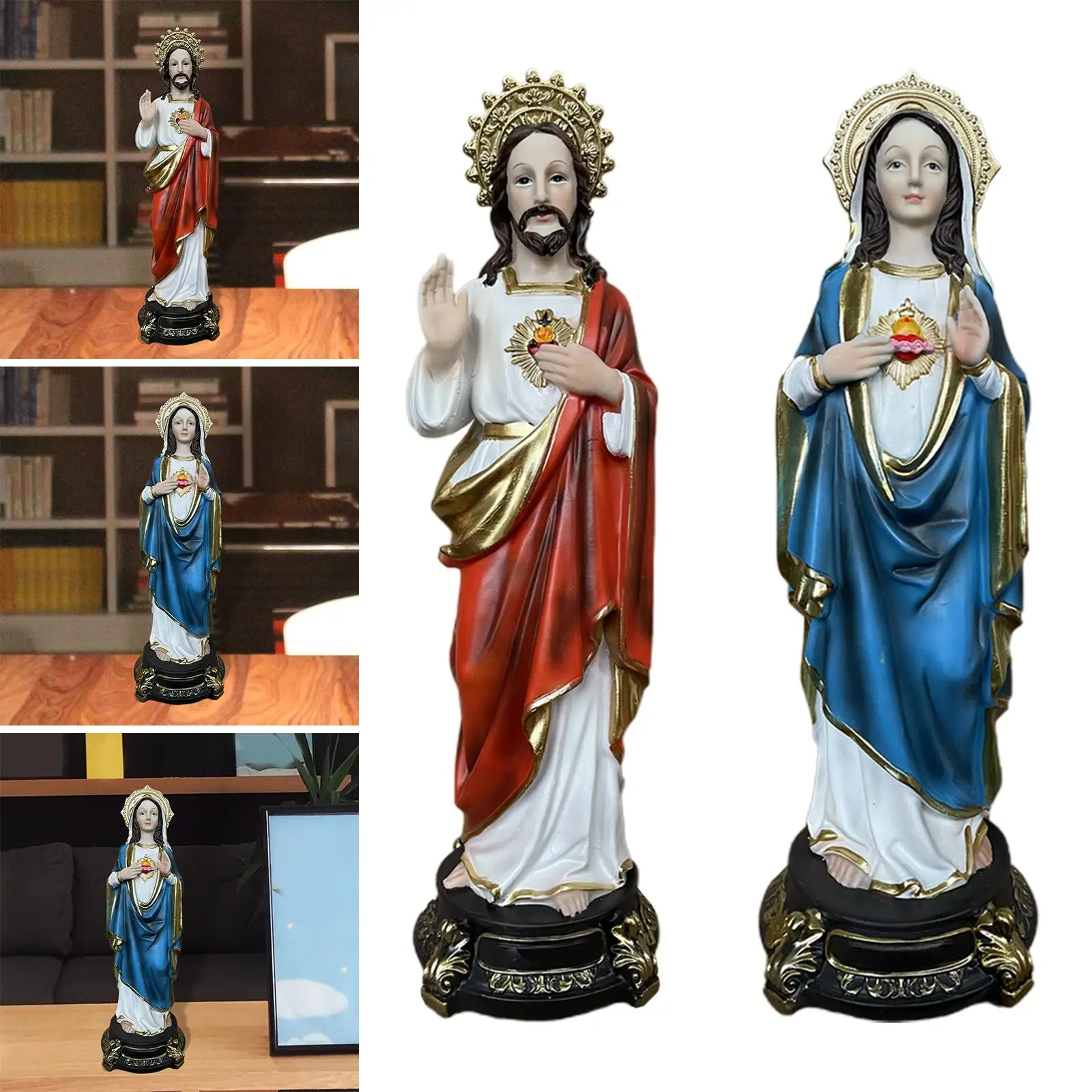 Savior Figurine Christian Collection Religious Gift for Desktop Indoor Shelf