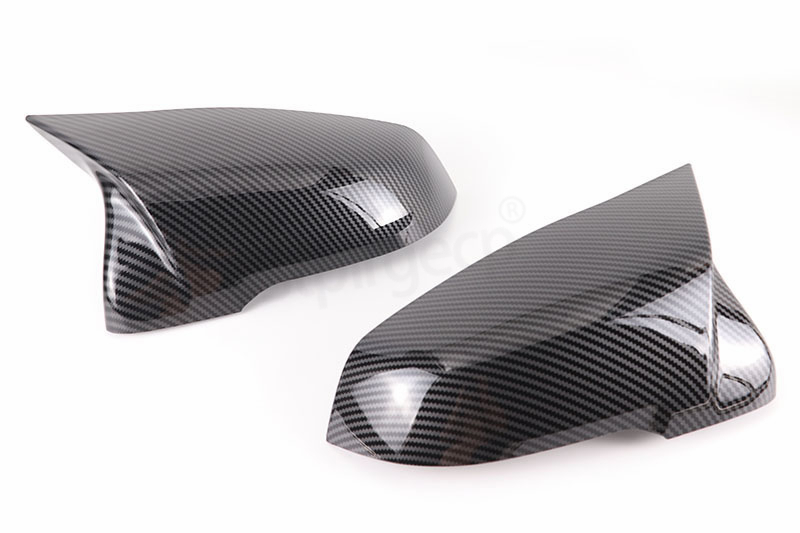 Carbon Fiber Style Black Rearview Side Mirror cover Caps for BMW X1 F48 X2 F39 F40 F53 F44 Z4 G39 Toyota Supra Side Mirror shell