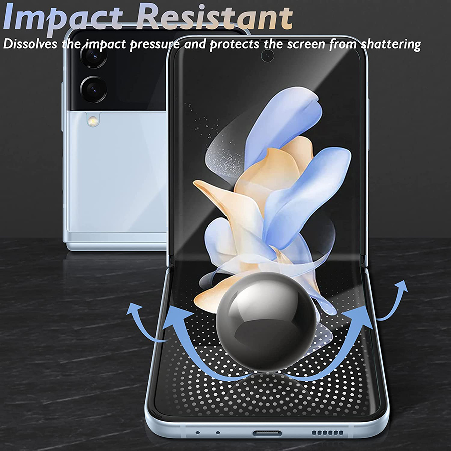 1-3Pcs For Samsung Galaxy Z Fold5 6 5G Outside Matte Hydrogel Film Samsung Galaxy Z Flip4 3 5G Frosted Screen Protector No Glass