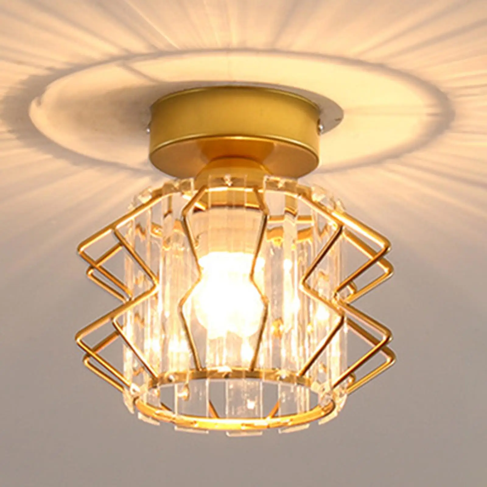 Antique LED Ceiling Light E27 Lamp Flush Mount for Stairway Bedroom Kitchen Dining Room