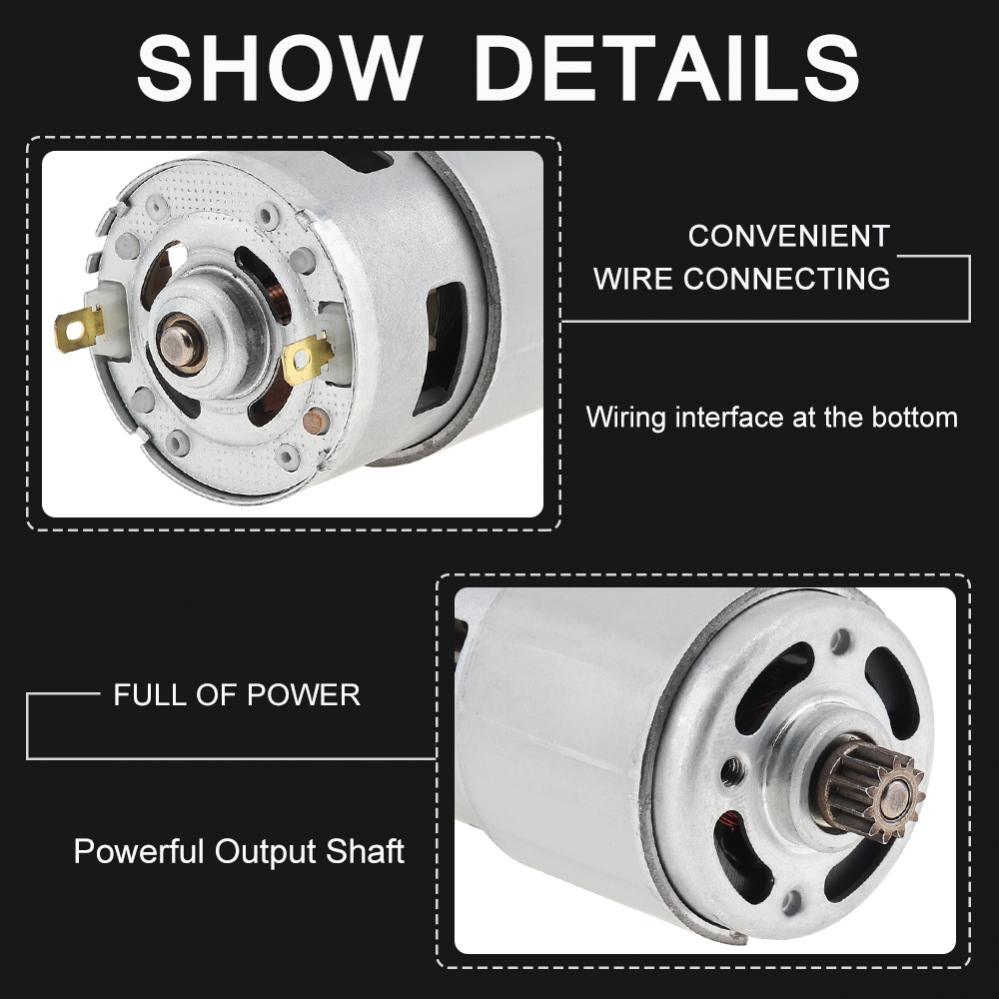 DC Motor Alta Potência Alternativa Micro Motor,