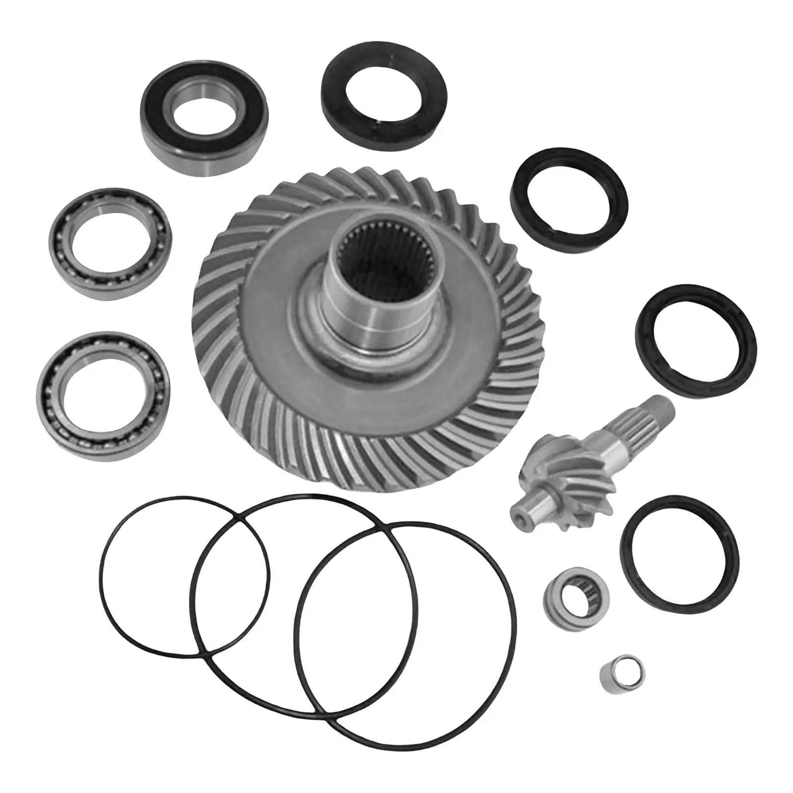 Rear Differential Ring Gear Kit Replacecment 127447 Fit for Honda TRX300FW Fourtrax 4x4 1988-2000