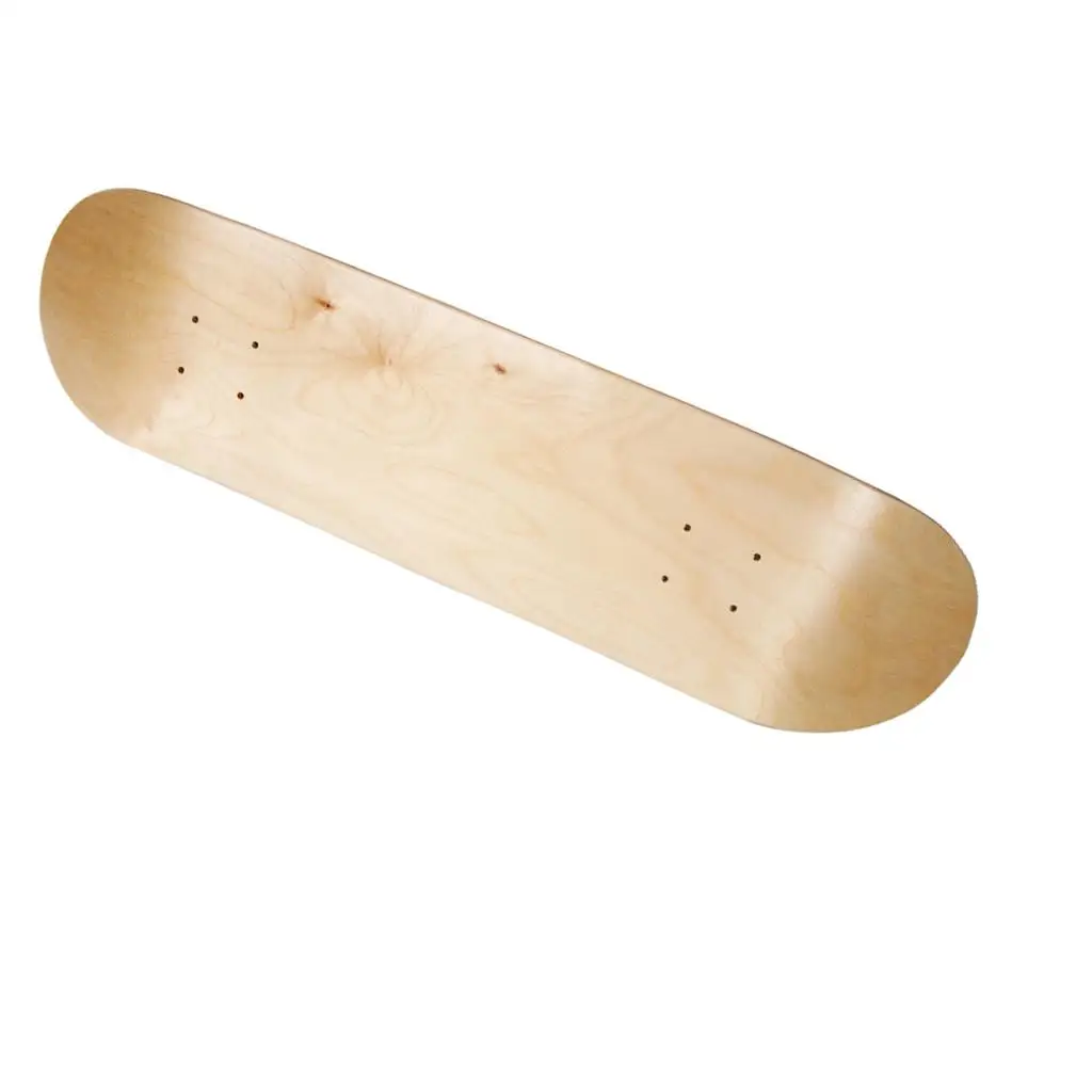 8.0inch  Natural Maple Blank Skate Board Skateboard Double