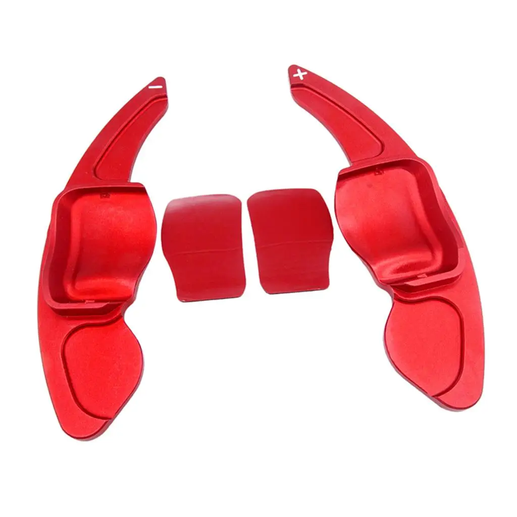 Red CarPaddle for vw Golf R32 GTX/Gtis/GT-TSI 2Pack