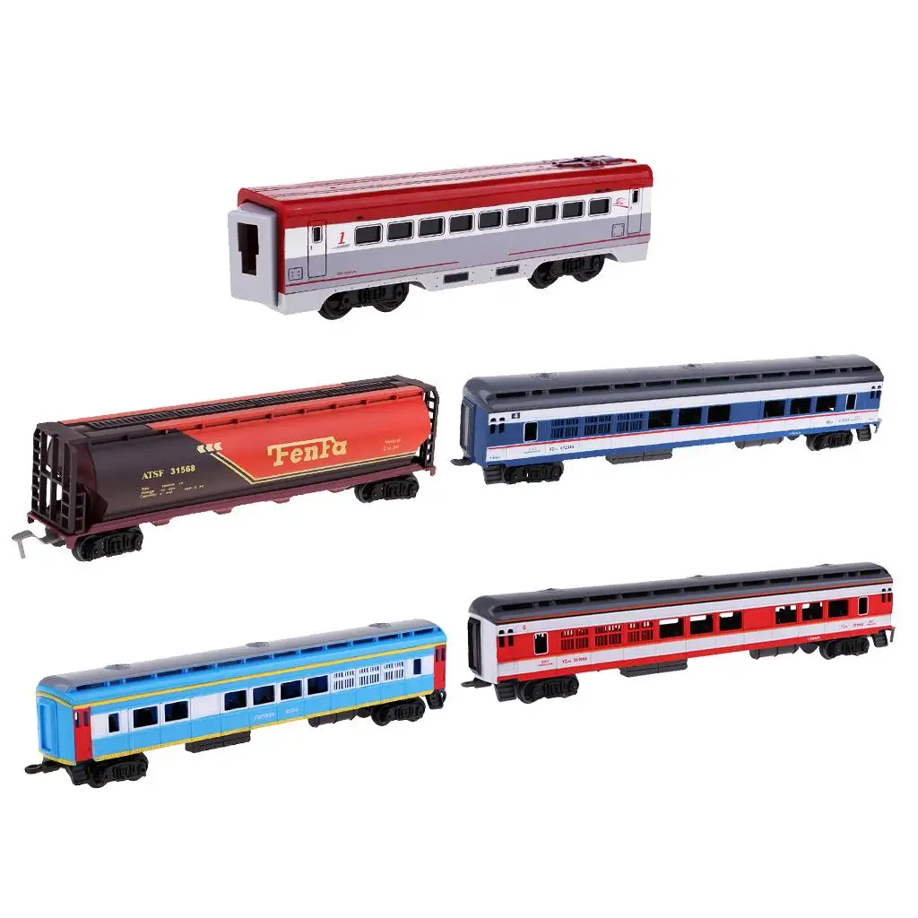 Simulation Train Model Carriage Children Toy Electric Track Freight Car