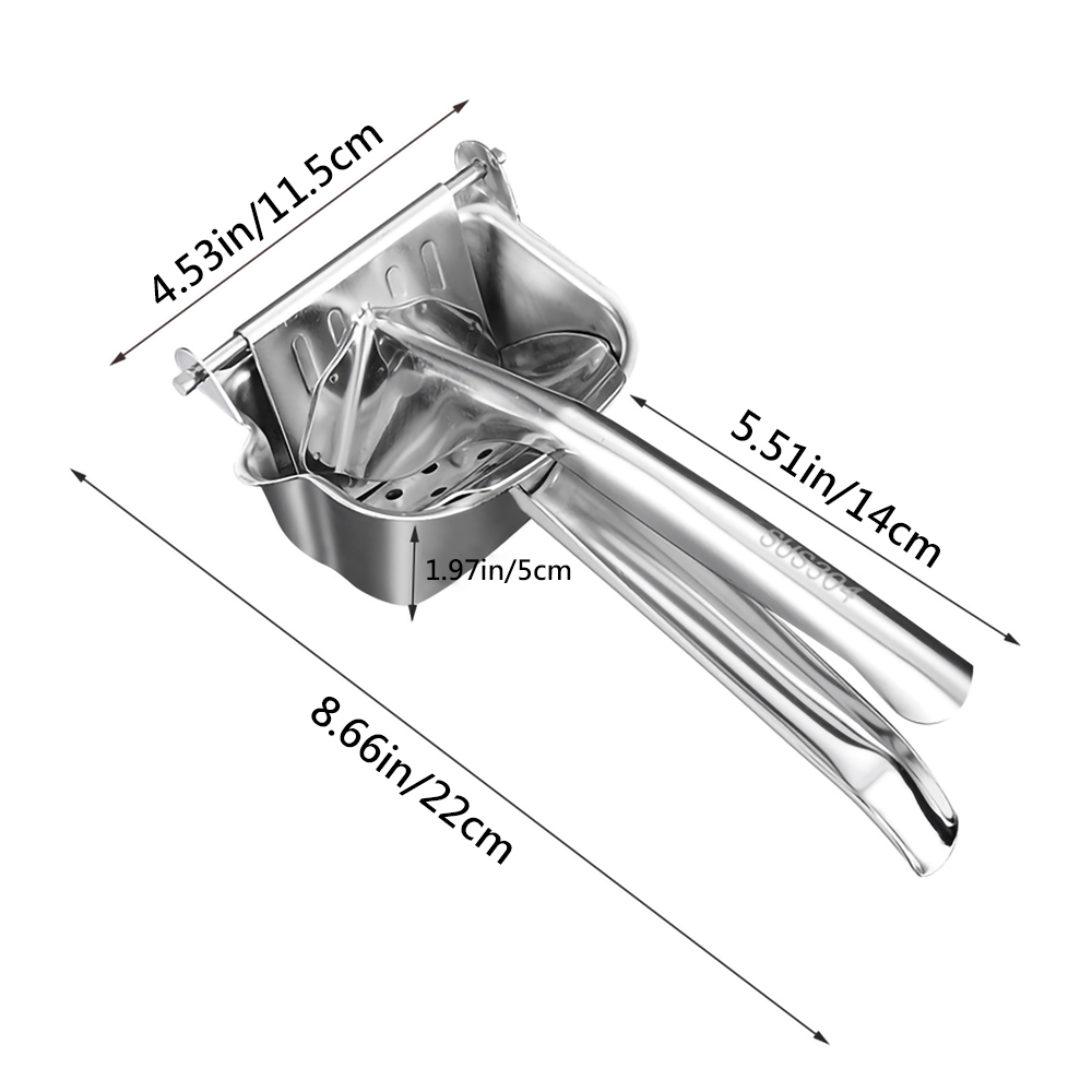 Description Picture 3 of itemPortable Lemon Squeezer Stainless Steel Manual Citrus Juicer Fresh Orange Juice Extractor Hand Free Citrus Squeezer Kitchen Tool