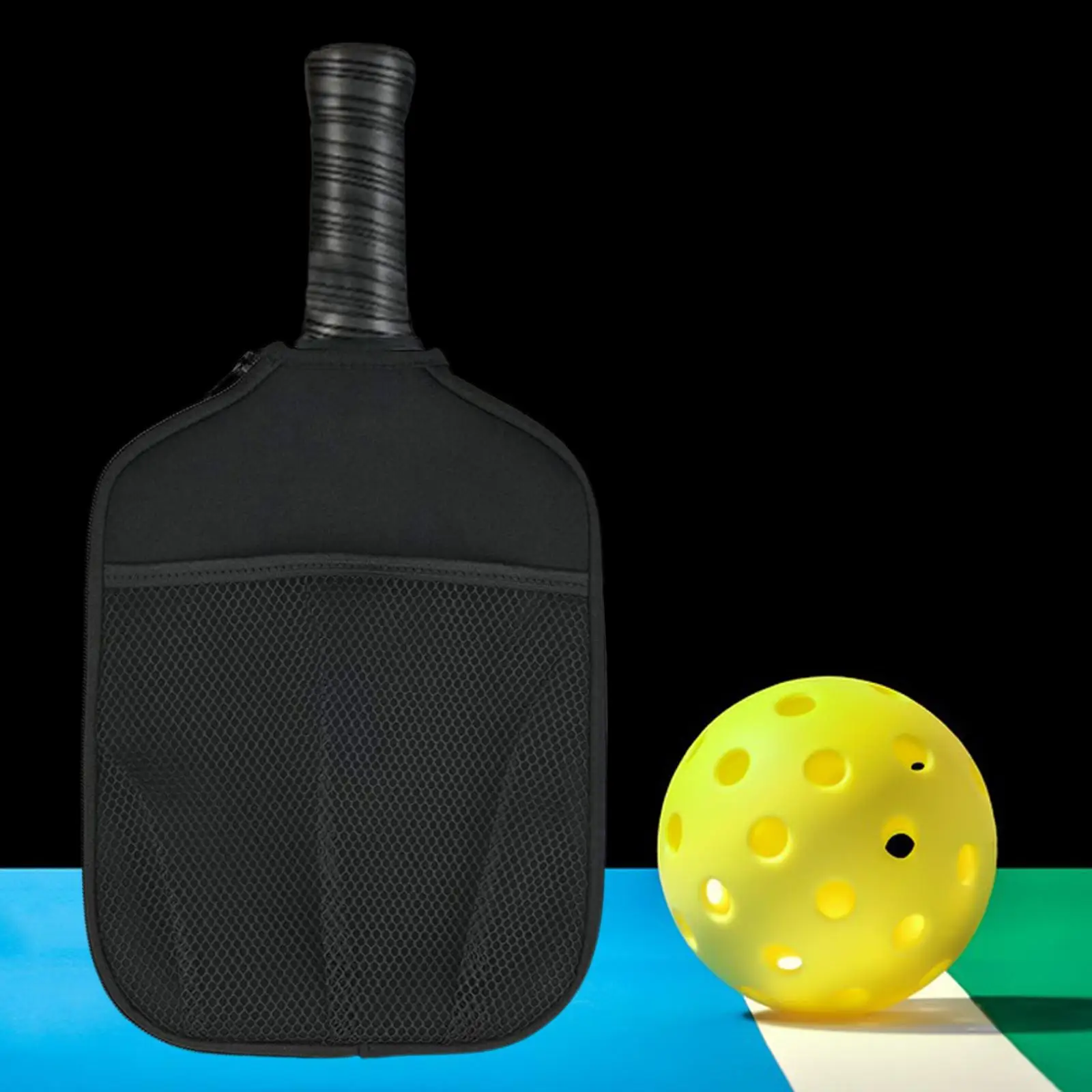 Premium Neoprene Pickleball Paddle Cover Case Zipper Pouch Storage Protective Sleeve Durable Waterproof Sport Accessories