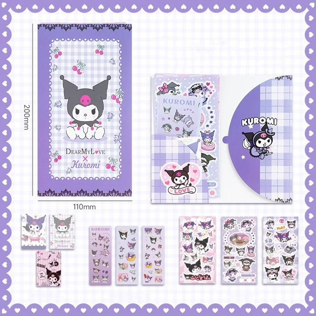 New Sanrio Sticker Set Hand Account Diary Decoration Sticker Hello Kitty  Cute Creative Sticker Book Storage This Kawaii