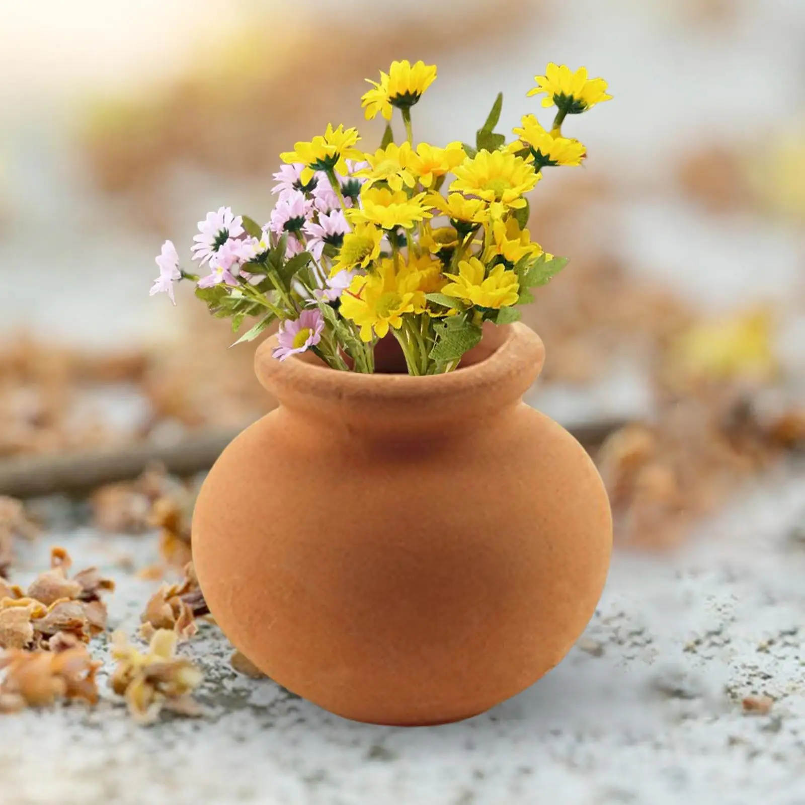 Miniature Tiny Clay Pots Without Plants Office Desktop Small Flower Pot for Bonsai