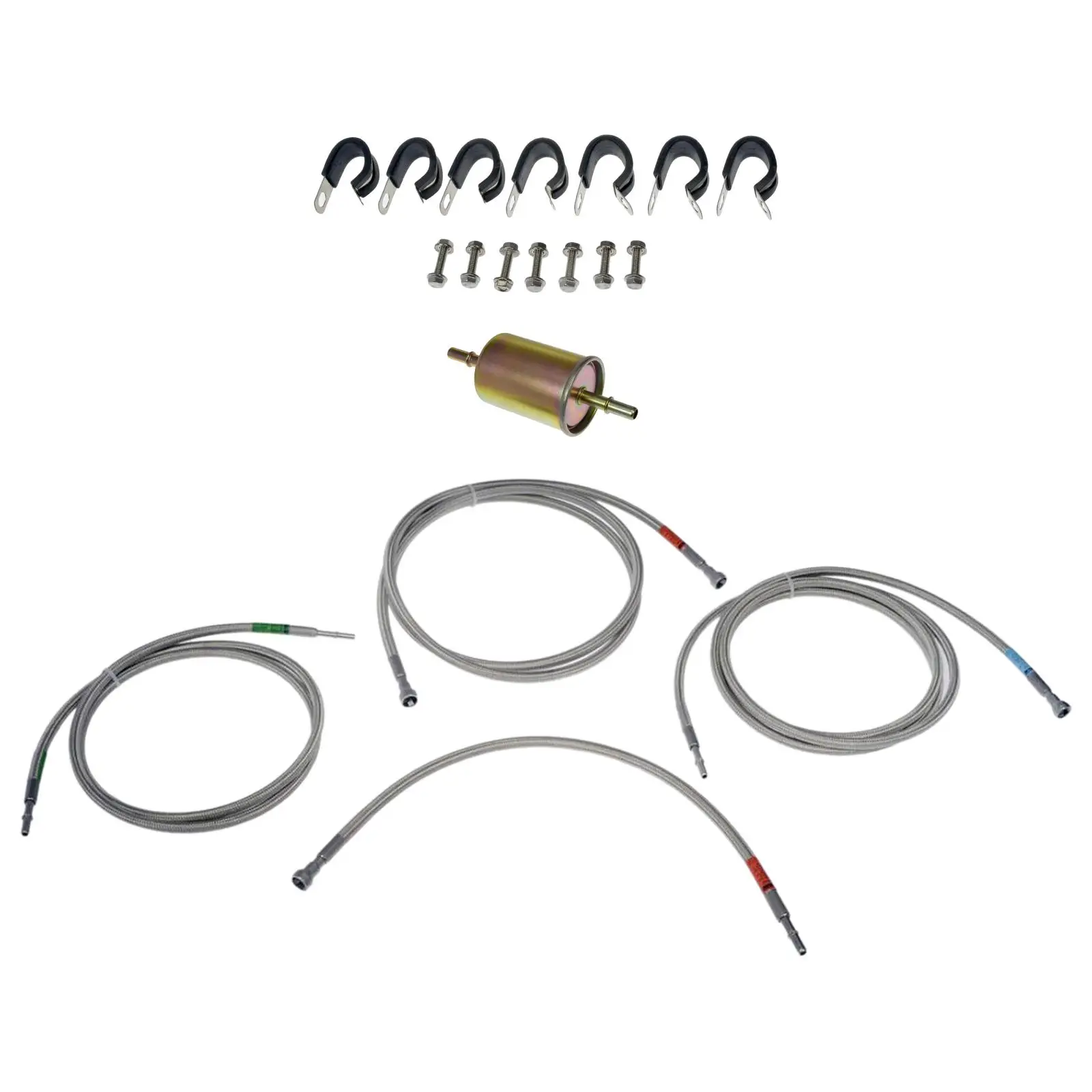 Fuel Line Set 819-840 Repair Parts Replaces Durable Easy Installation Spare Parts Accessories Metal Flexible for GMC Sierra
