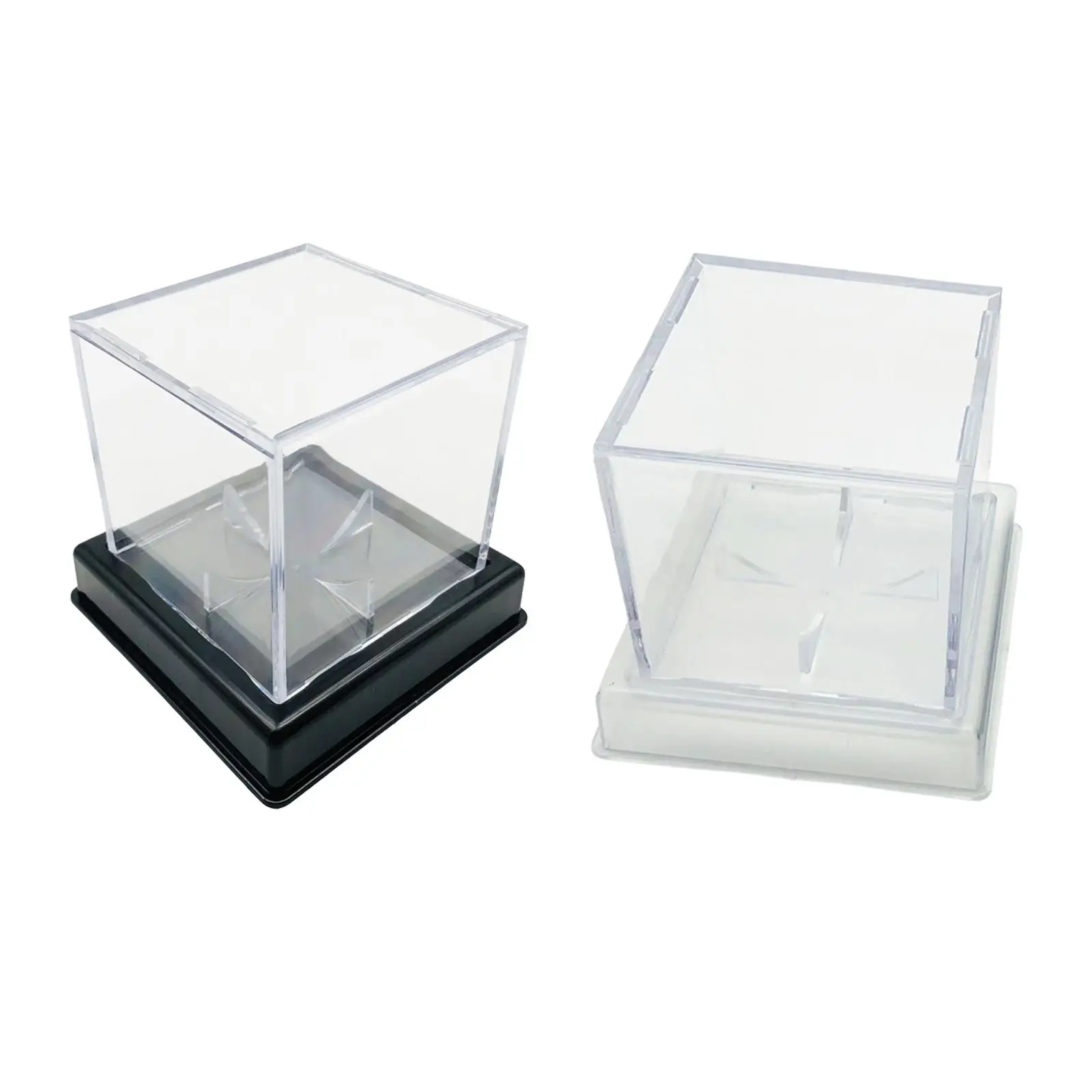 Cube Memorabilia Showcase Acrylic Box for Display for Doll Golf Ball Bedroom
