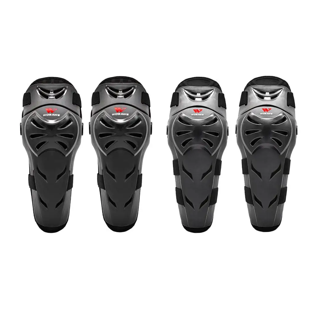 Adult Motorcycle Knee Pads Elbow Pads Guards Protective Gear Anti-collision