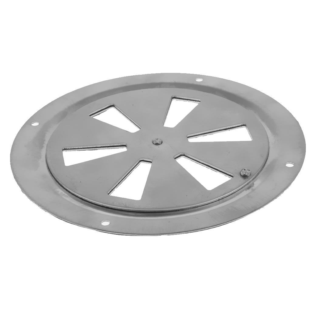 Stainless Steel Boat Butterfly Vent 5 inch Ventilation Cover with Side Knob for Marine Boats Companionway Door and  - Silver