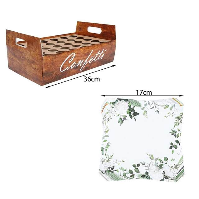 Supporto per coriandoli creativi coni di carta fatti a mano vassoio per  matrimonio decorativo riutilizzabile vassoio per scatola con cono di  coriandoli - AliExpress