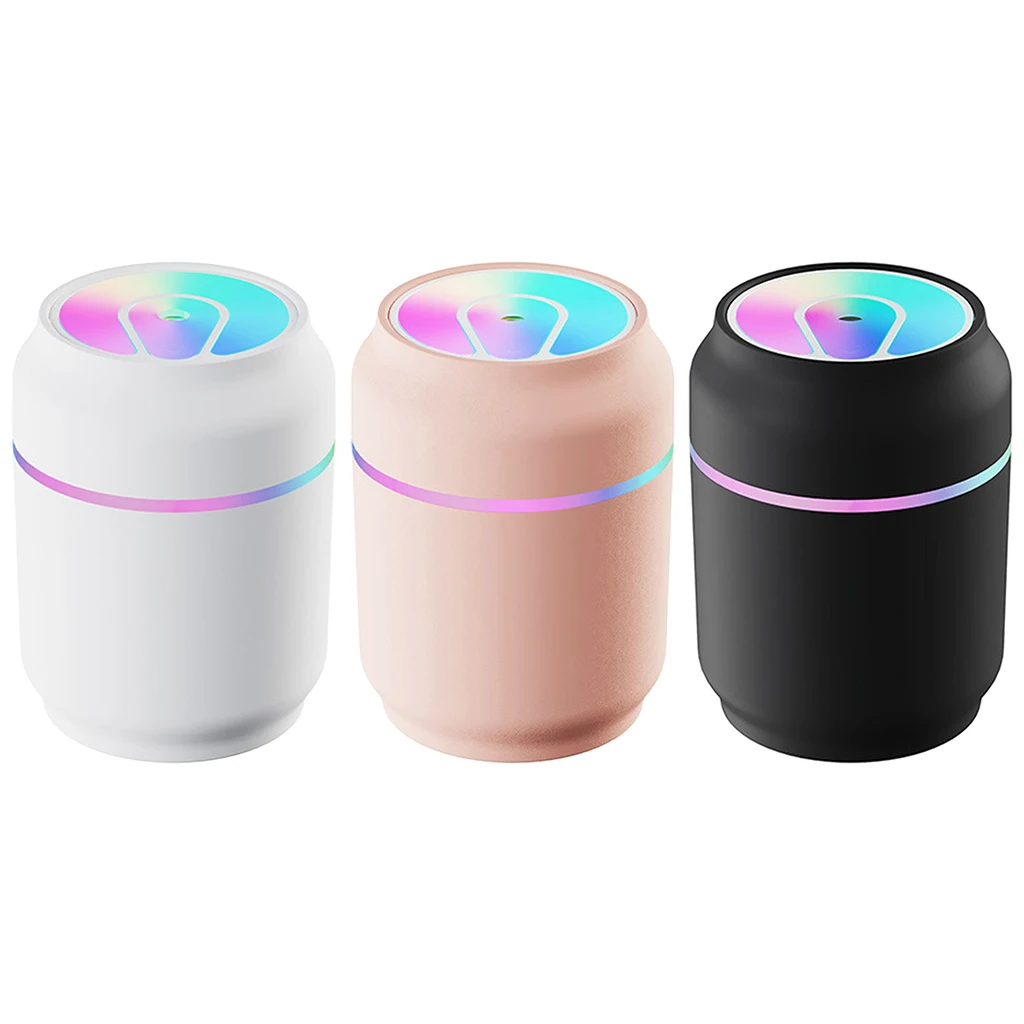 200ml   Essential  - Portable Mini USB  Mist  Humidifier with Colorful Night Light,Auto Shut-Off