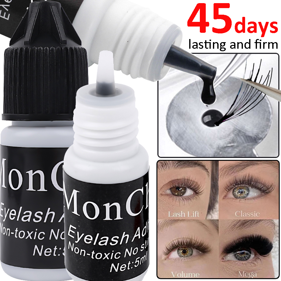 Best of 5ml Black Eyelash Extension Glue Waterproof Quick Drying Sturdy Glue For Semi-Permanent DIY Grafting Eyelash Extension Glues Reviews & Tips