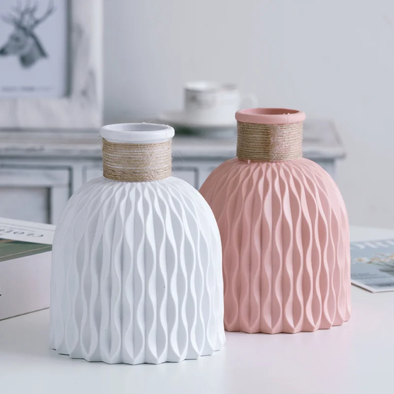Modern Nordic Plastic Flower Vase