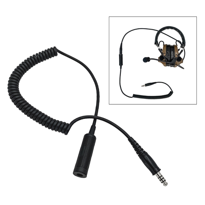 ヘッドホン U' FlightHelmet.com: Military Headset with U-174 plug and microphone