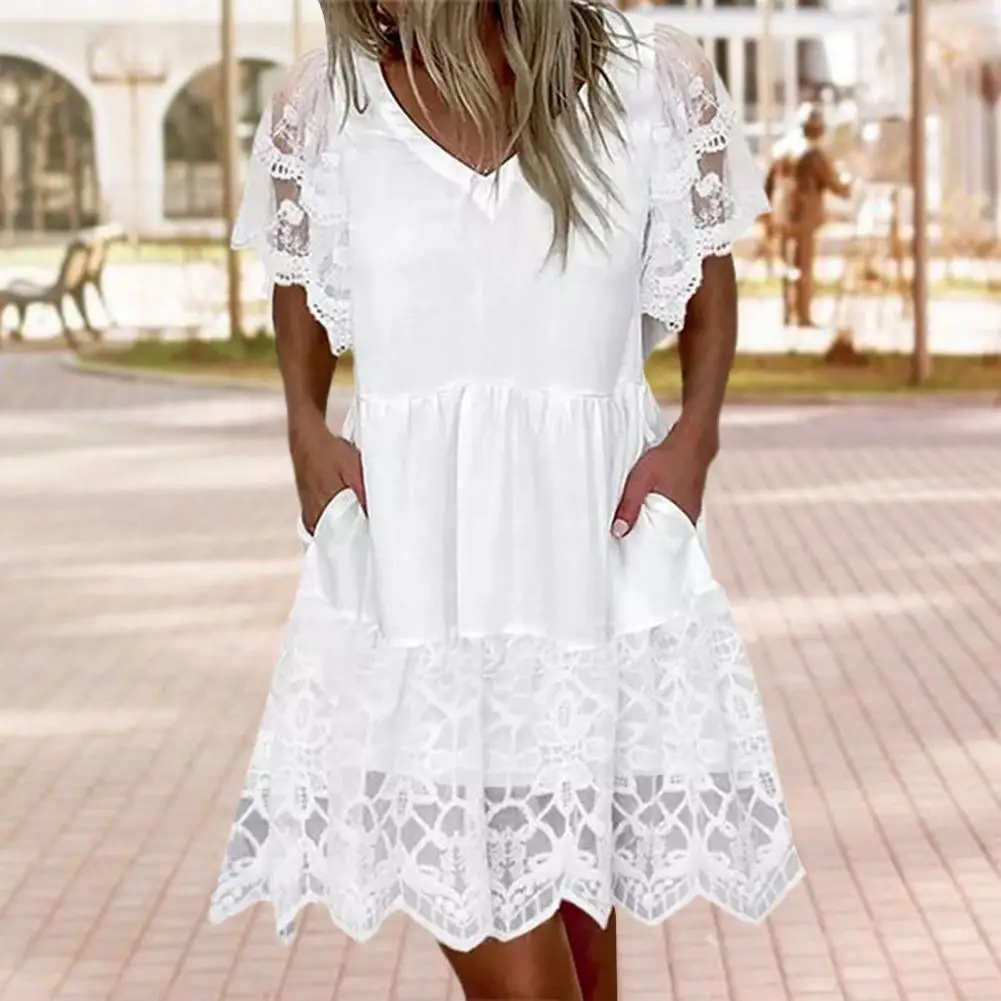 Белое летнее платье в пол (56 фото)