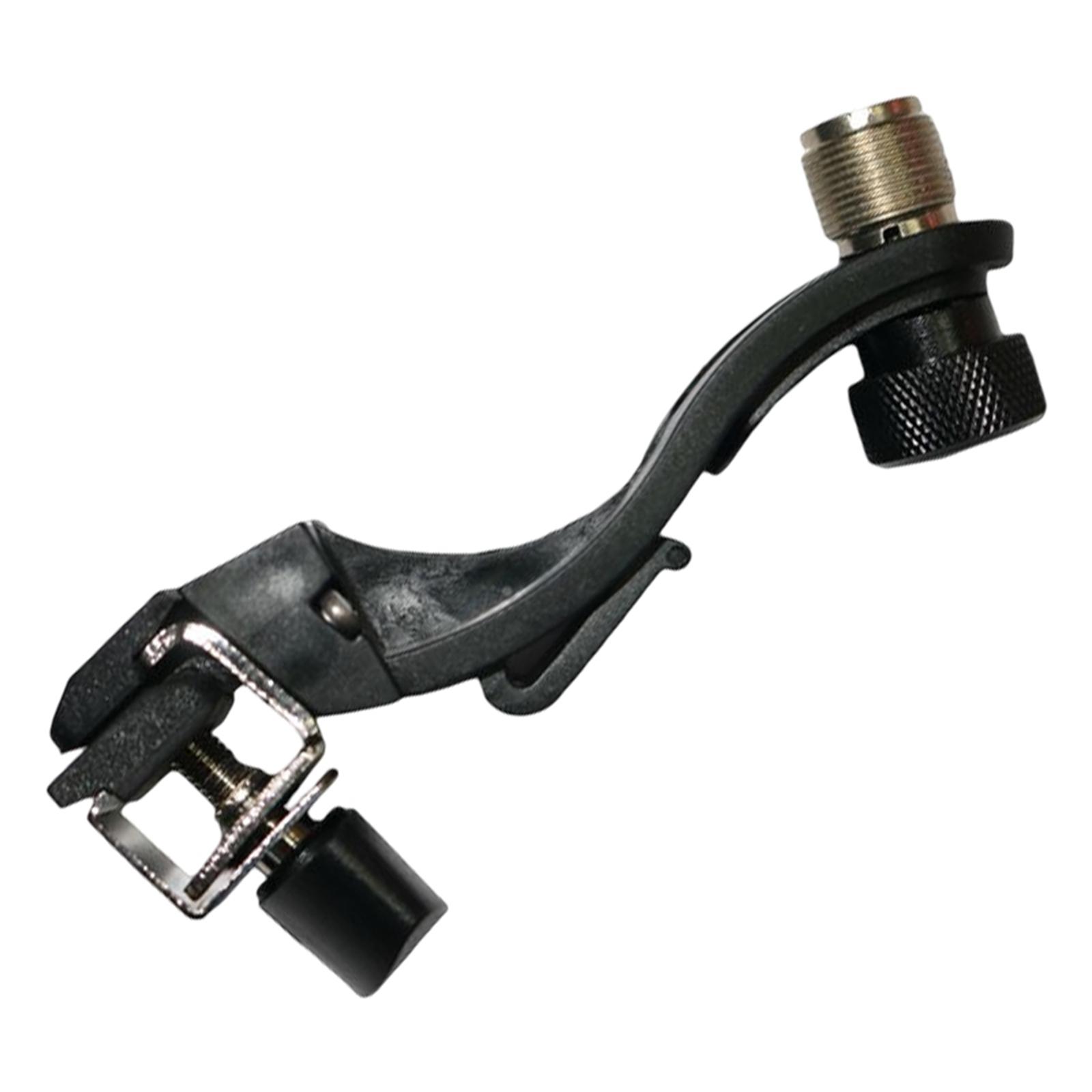 Drum Microphone Clip Instrument Clip On Drum Rim Shockproof Adjustable Mic Height Mount for Microphone Accessories Studio