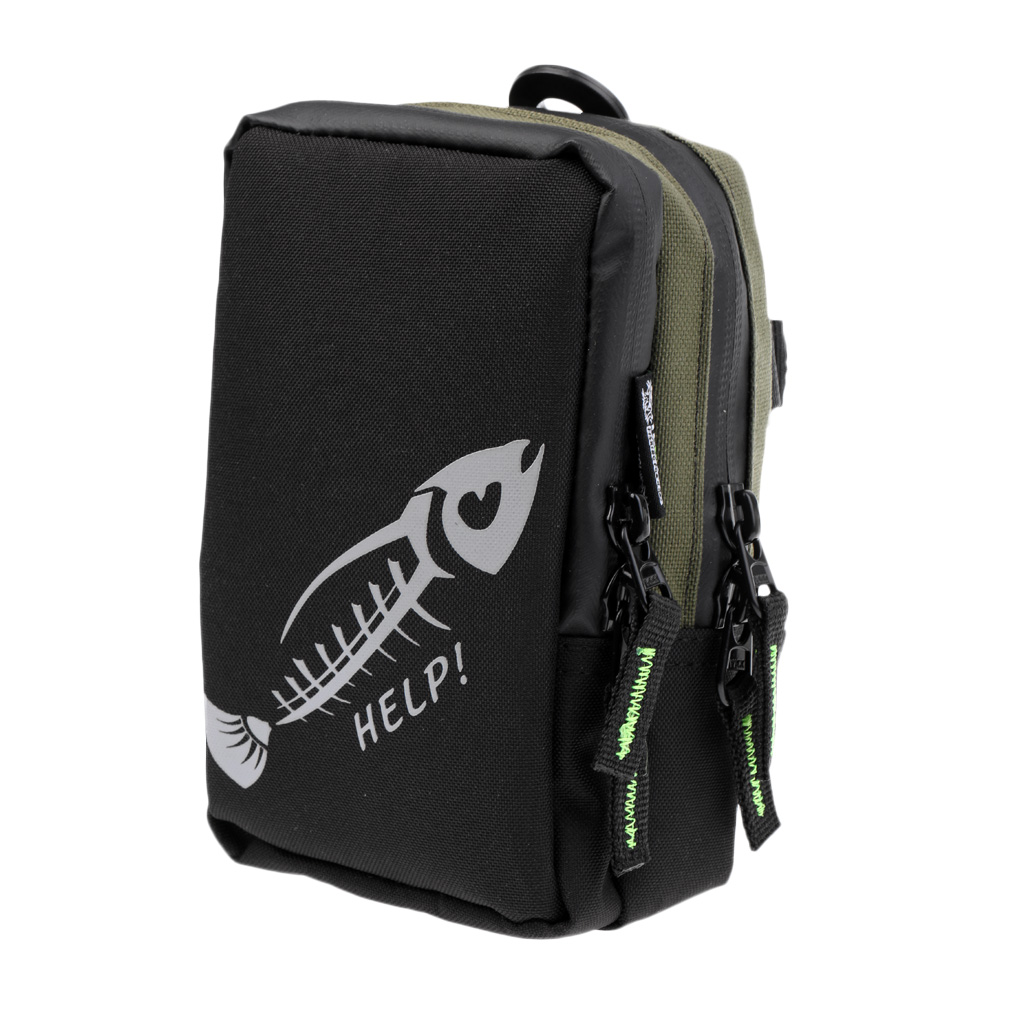 Multi-purpose Small Fishing Bags Waterproof Waist Pack Fishing Tackle Organizer