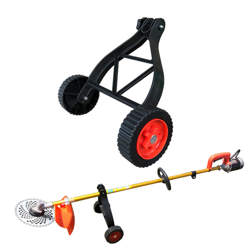 Title 4, Universal Grass Trimmer Support Wheels Electric...