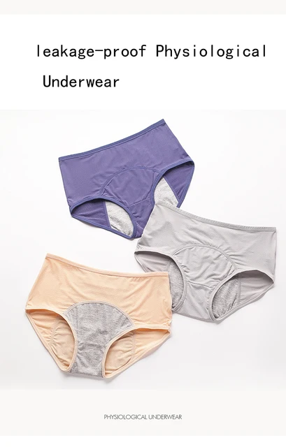 Bragas Menstruales Hot Manufacturer Custom Plus Size Period Underwear 8XL  Leakproof Menstrual Wholesale Period Panties - China Bra and Mix Designs  price