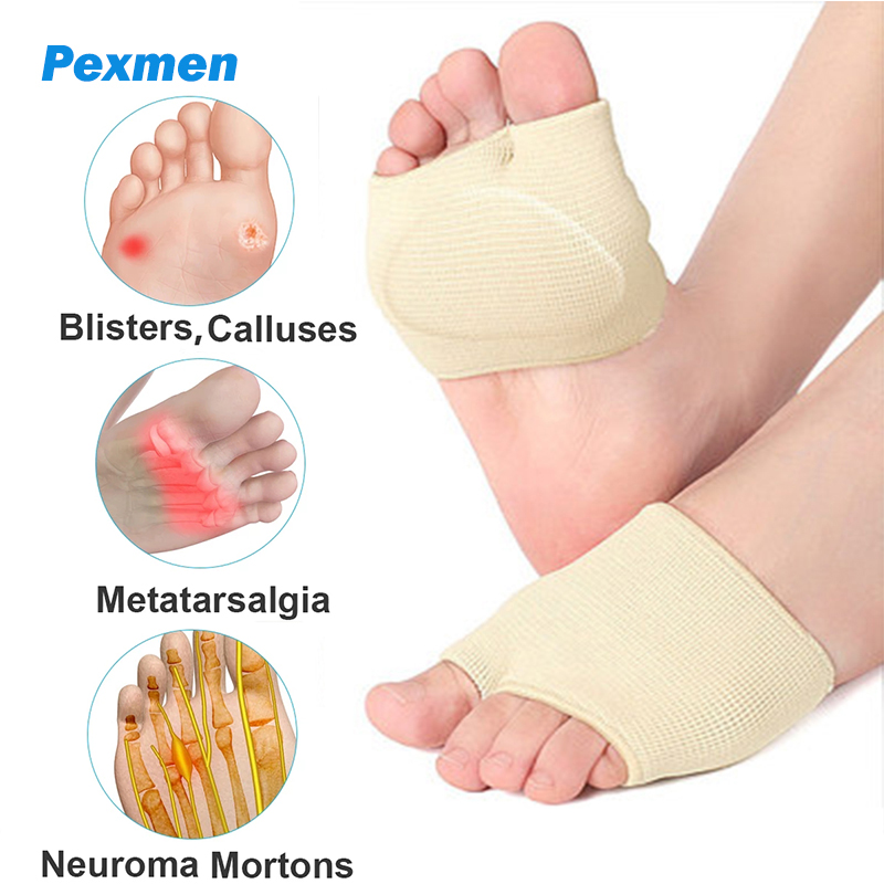 Best of Pexmen 2Pcs / Pair Metatarsal Pads For Women And Men Ball Of Foot Cushions Gel Sleeves Cushions Pad For Supports Feet Pain Relief Reviews & Tips