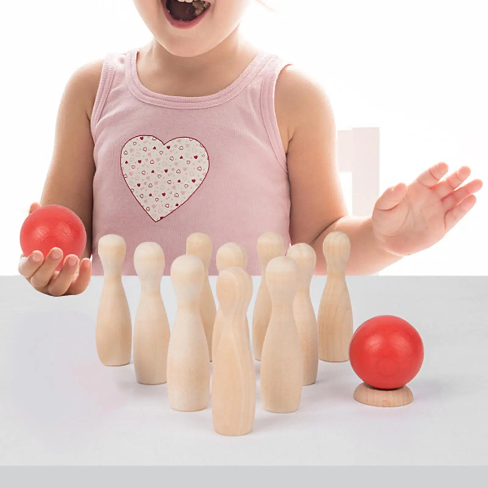 Classical Toddler Toddler Bowling Game Educational  Family Game Prop for Outdoor Indoor Lawn  Children Baby Toddlers