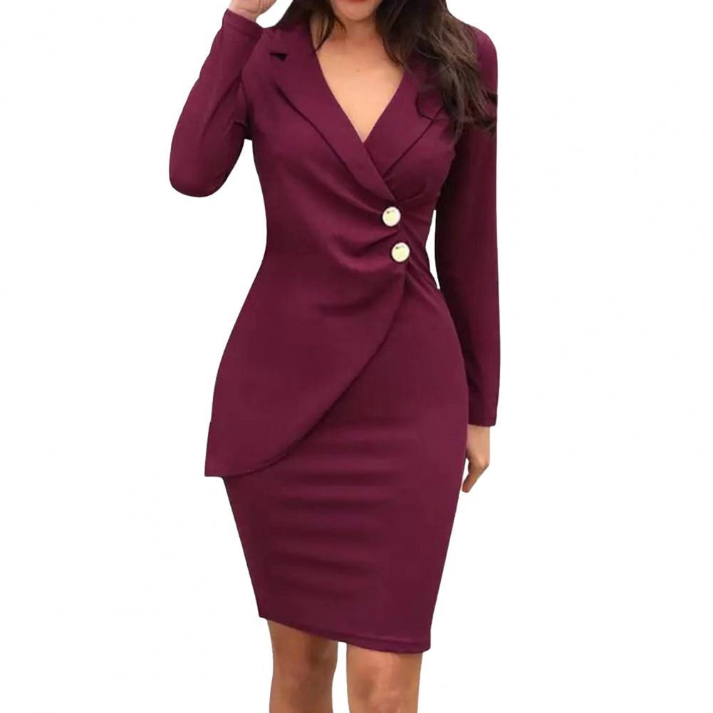 Fato Bodycon com zíper fino, uniforme de verão