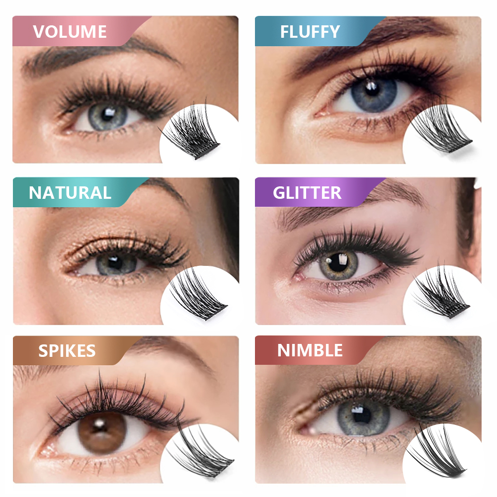 Best of MASSCAKU Heat Bonded Cluster Lashes Beauty Cilia Soft Ribbon Strip Eyelashes Extensions Custom Packaging False Eyelash Reviews & Tips - Image 6