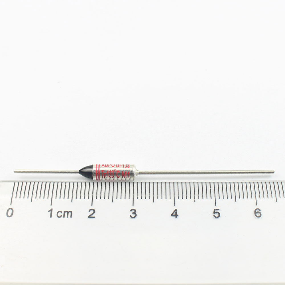 Description Picture 6 of item10pcs Thermal Fuse BF133 BF133X BF 133C 133 Celsius Degree 10A 16A 250V Cutoff TF Pellet TCO Axial Lead Temperature Links AUPO