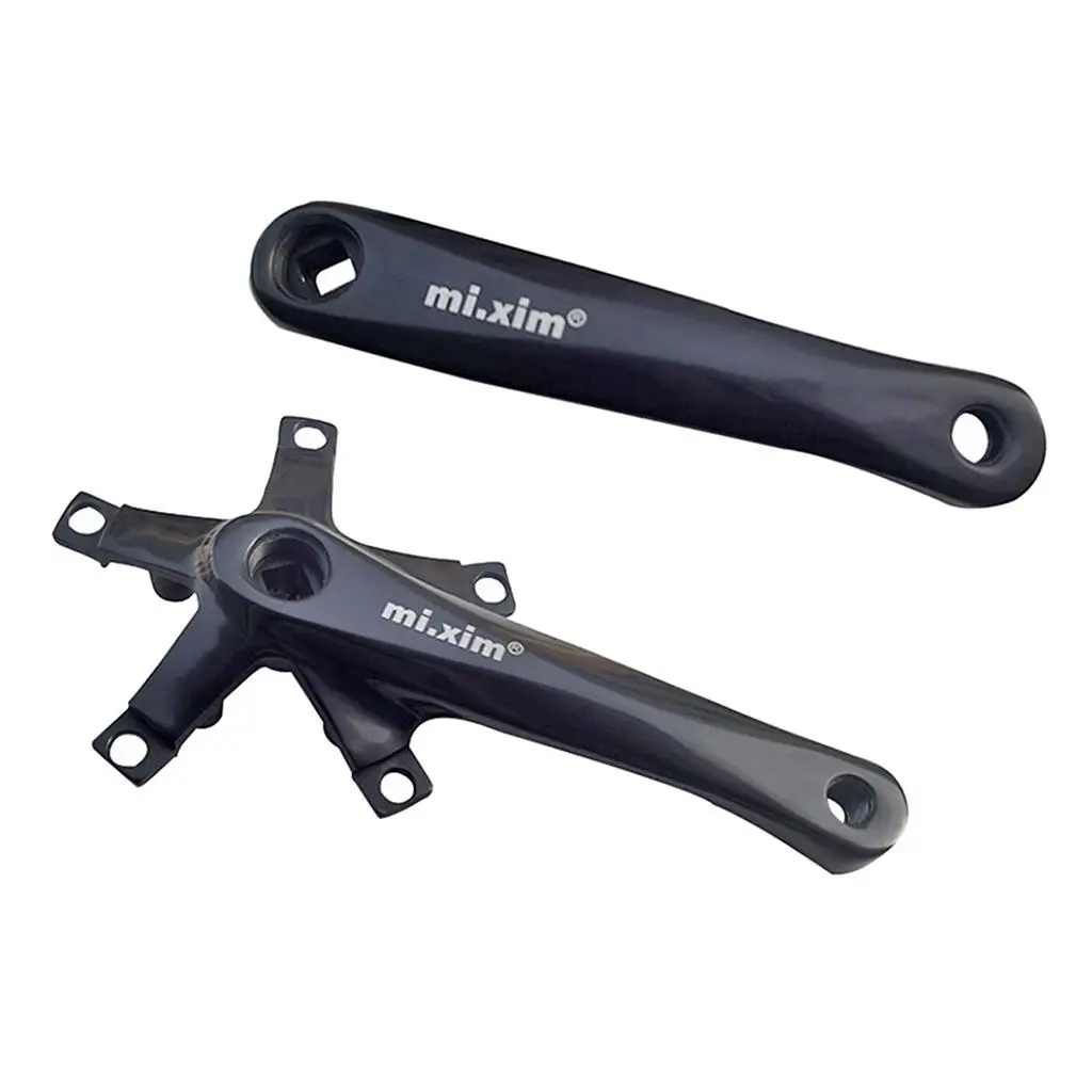  Bike Crank Arm Set, Aluminum Alloy 130mm BCD   Disc Crank Arm Replacement for 8/9/10 