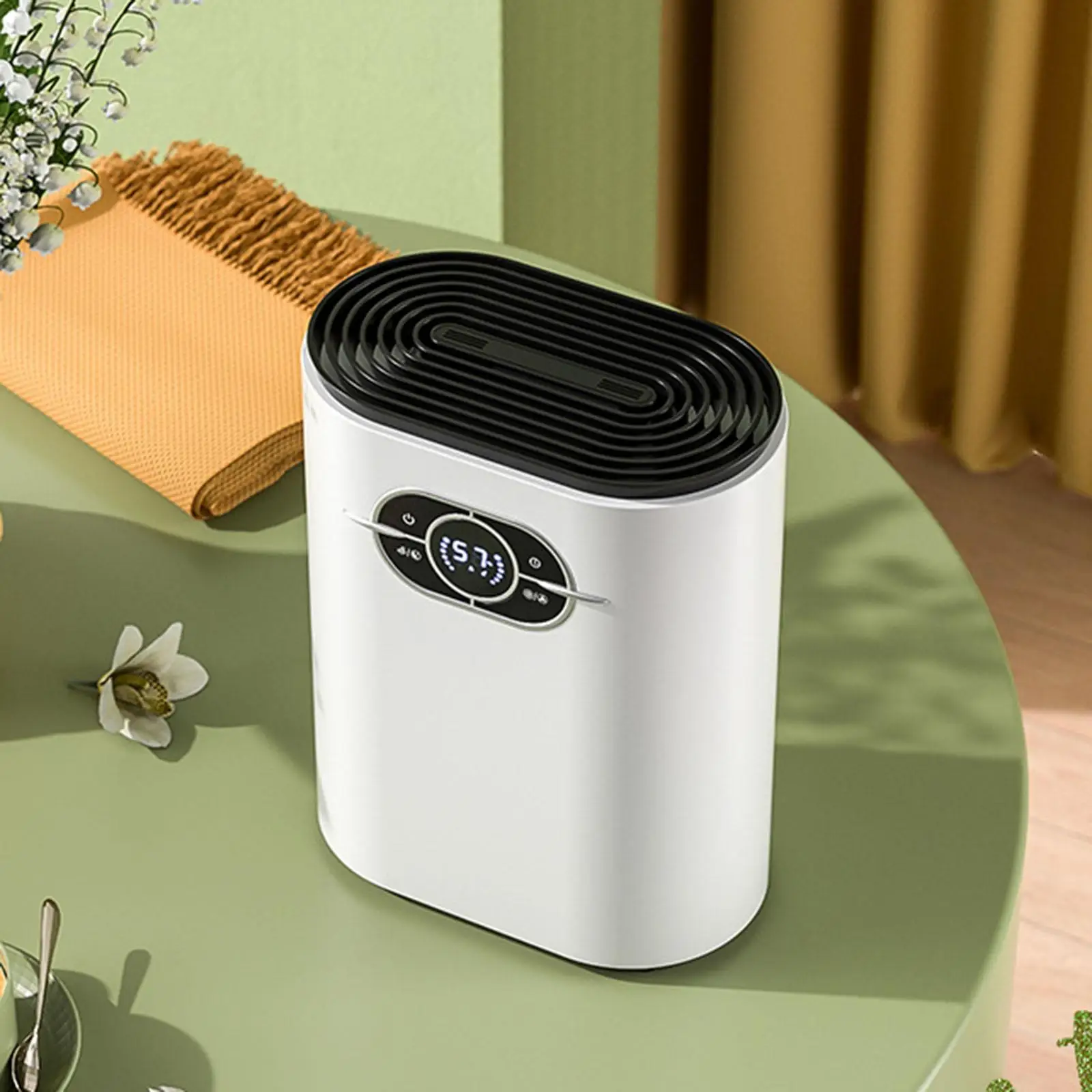 Portable Dehumidifier 1200ml Dehumidification Dryer for Garage Camper Wardrobe Room
