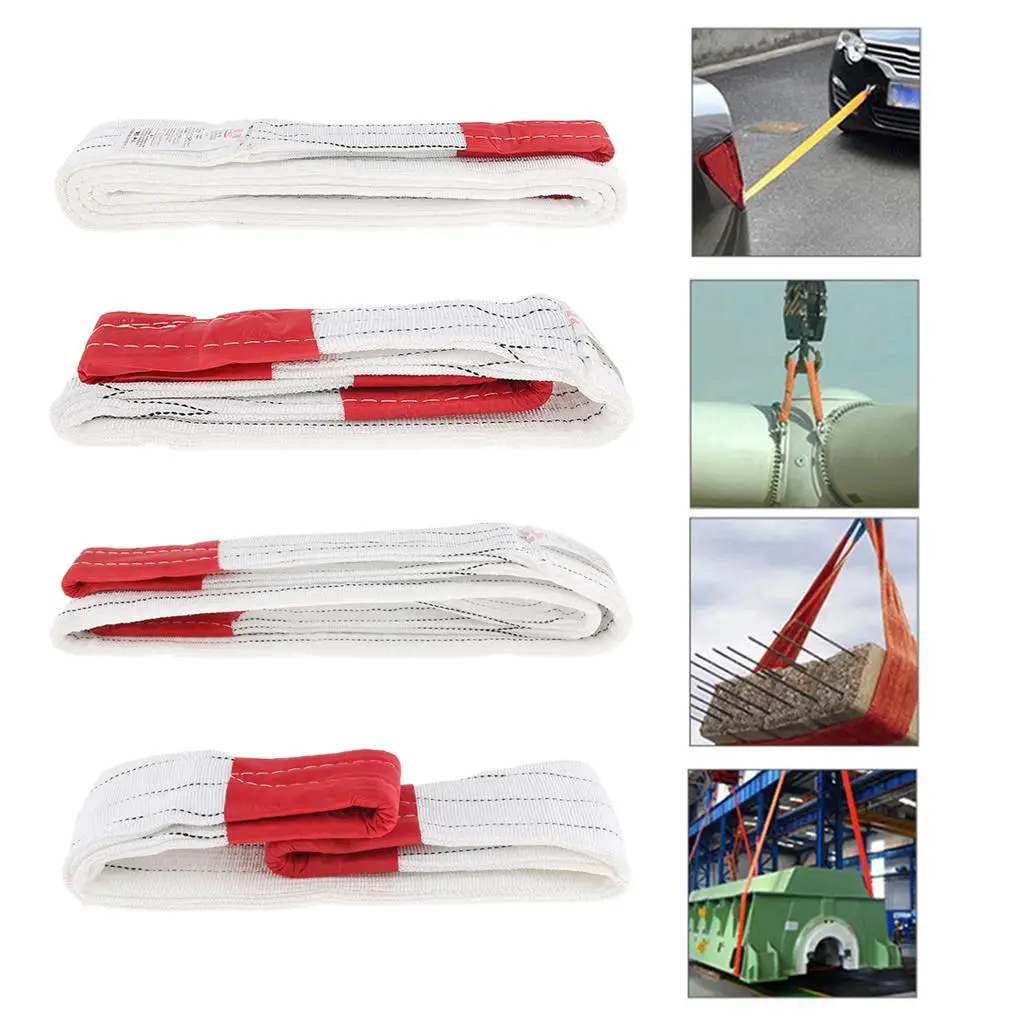 1-4M 3 Ton Lifting Towing Webbing Sling  Strap Rope Thickened  
