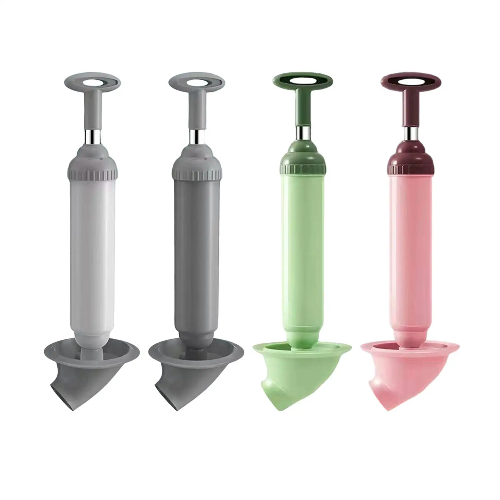 Toilet Plunger Accessories Strong Suction Pump High Pressure Drain Plunger for Sewer Dredging Plunger Bath Household Toilet Sink