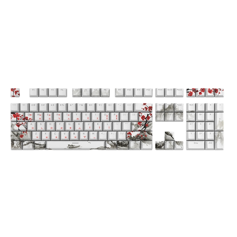 ameixa OEM keycap para 61 87 108 envio direto