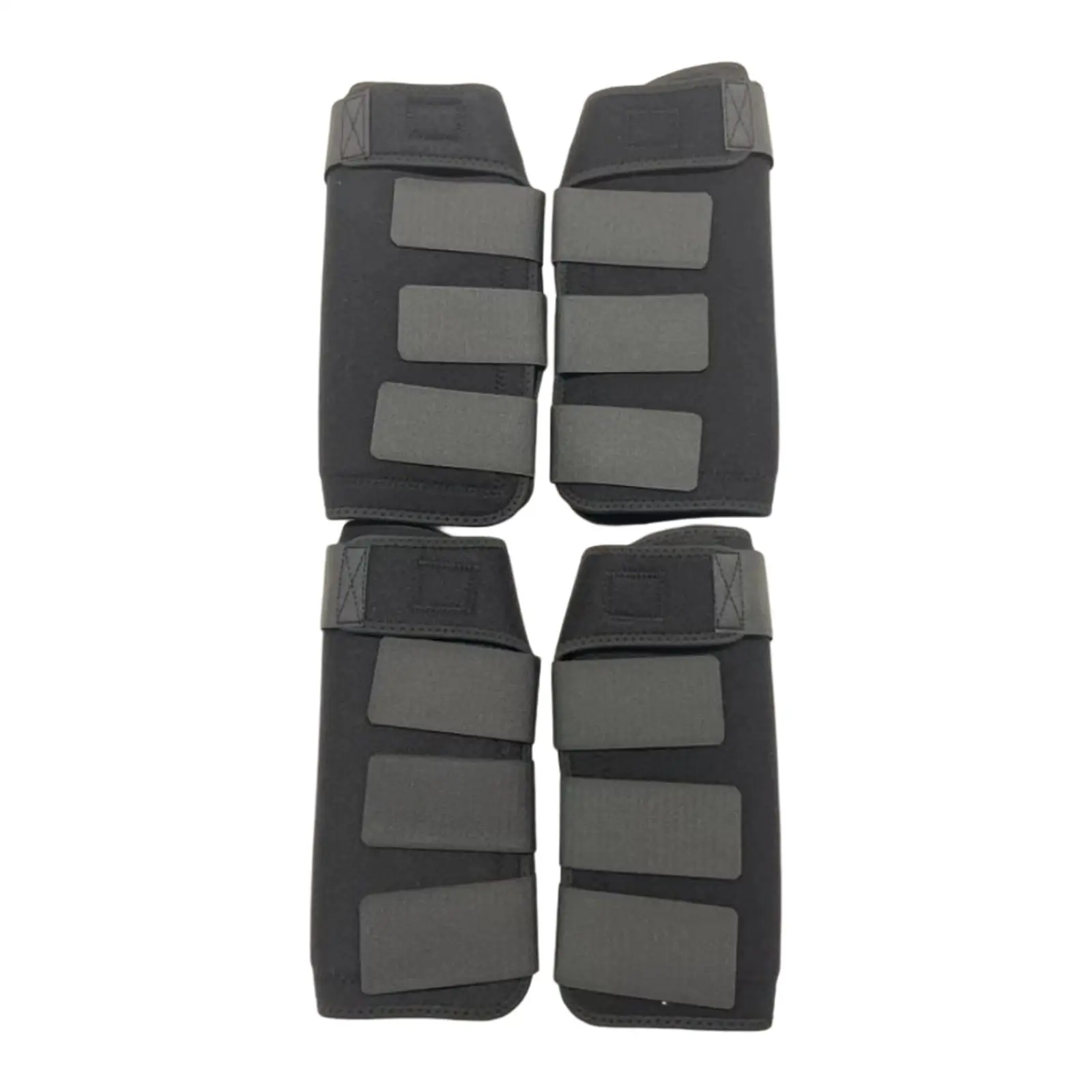 4Pcs Horse Boots Leg Wraps Shockproof Protector Tendon Protection Front Hind Legs Guard for Jumping Equestrian Accessories