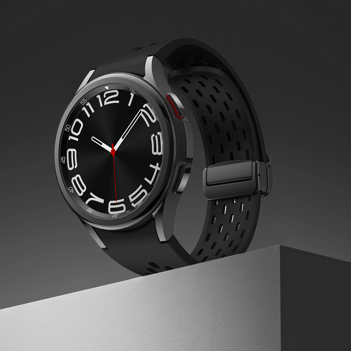 Silicone Strap for Samsung Galaxy Watch 7 6 5 4 40mm 44mm 5Pro 45mm Magnetic Buckle Band 6 Classic 43mm 47mm No Gaps Bracelet