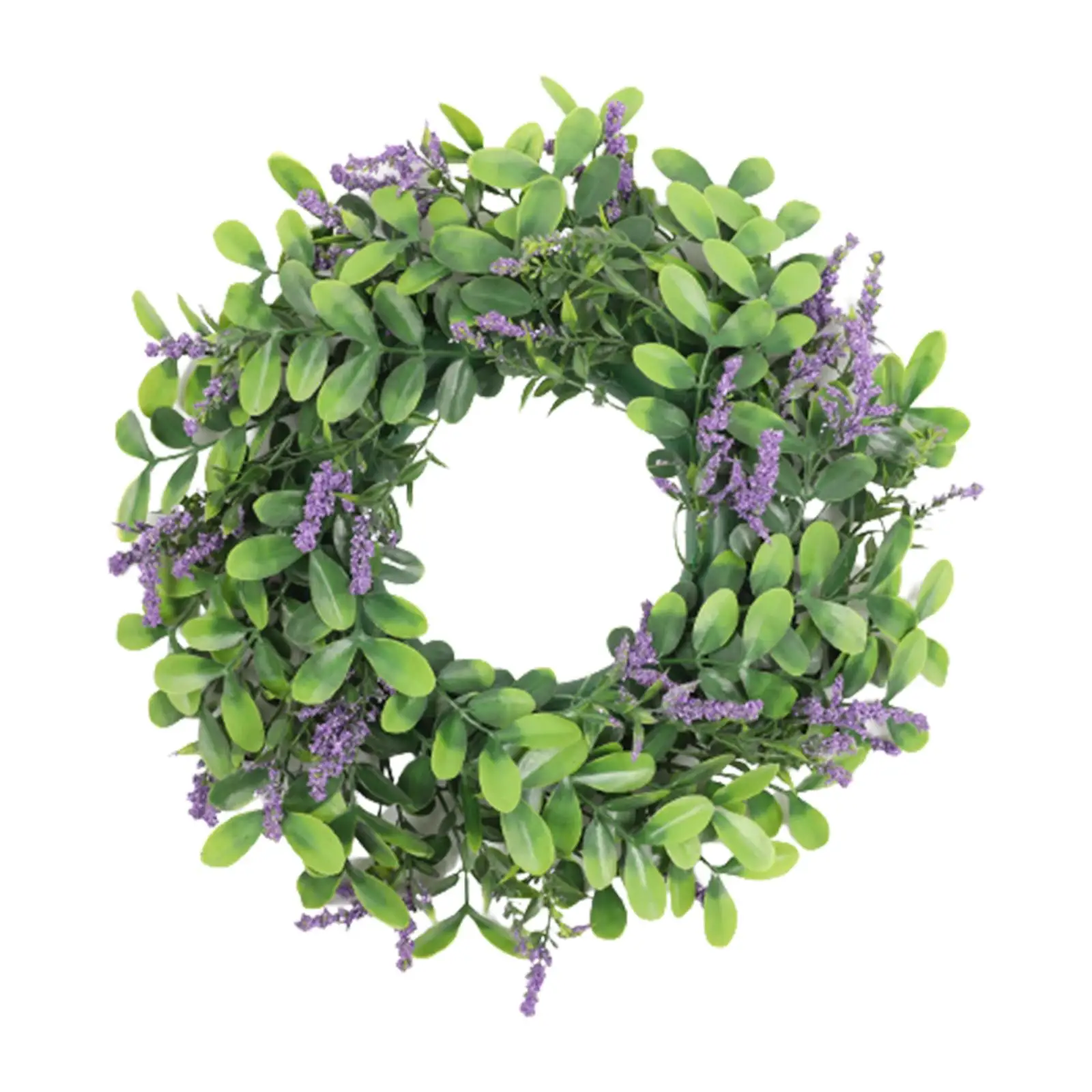 Eucalyptus Wreath Spring Front Door Wreath with Lavender  Farmhouse for Home Porch   Wedding Garden Office Decor