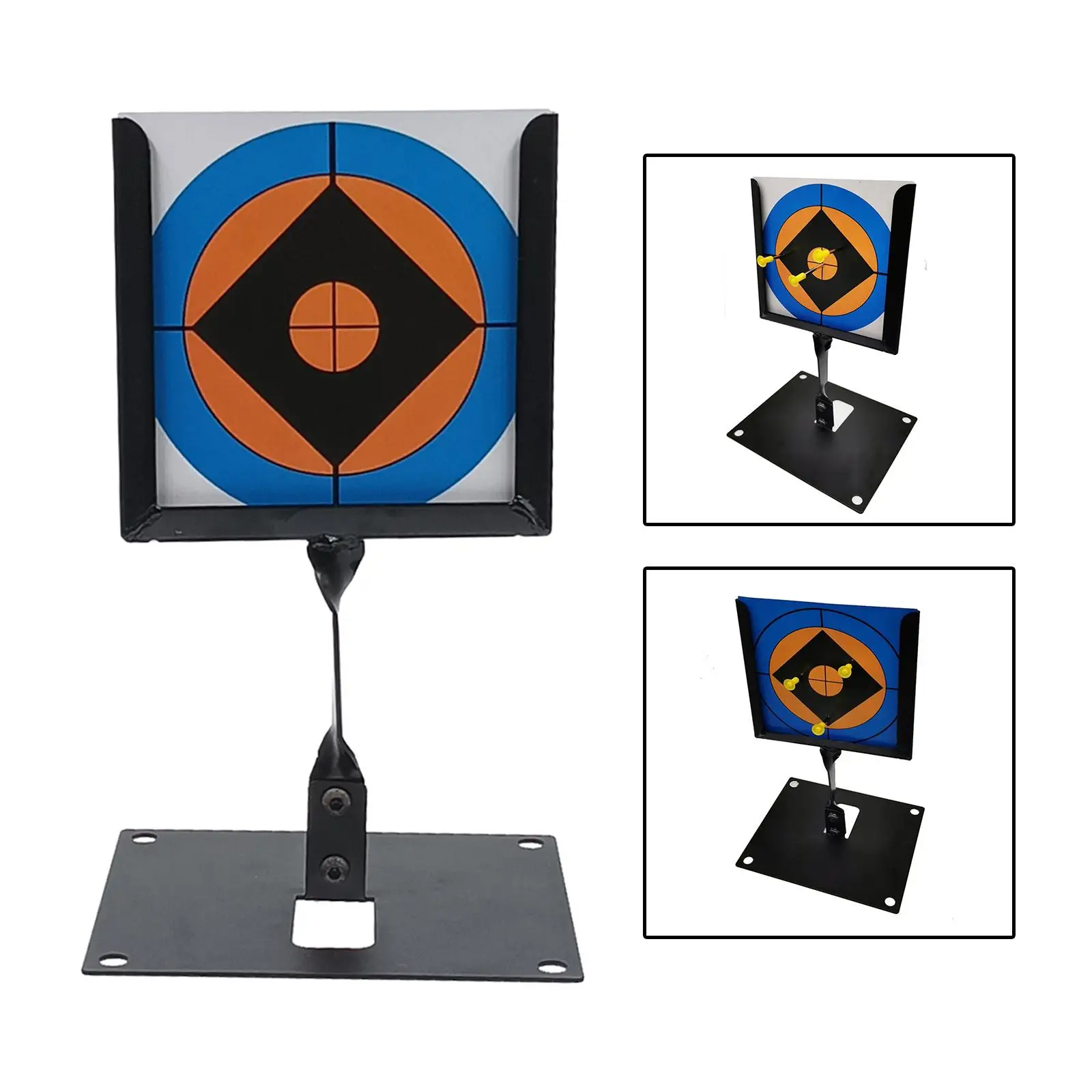 Target Stand Holder Shooting with Paper Target Range Practice Hunting Brackets Support for Patio Porch Yard Archery Lawn