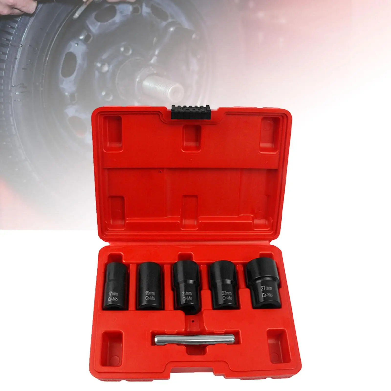 6 Pieces Socket Wrench Set for 1/2