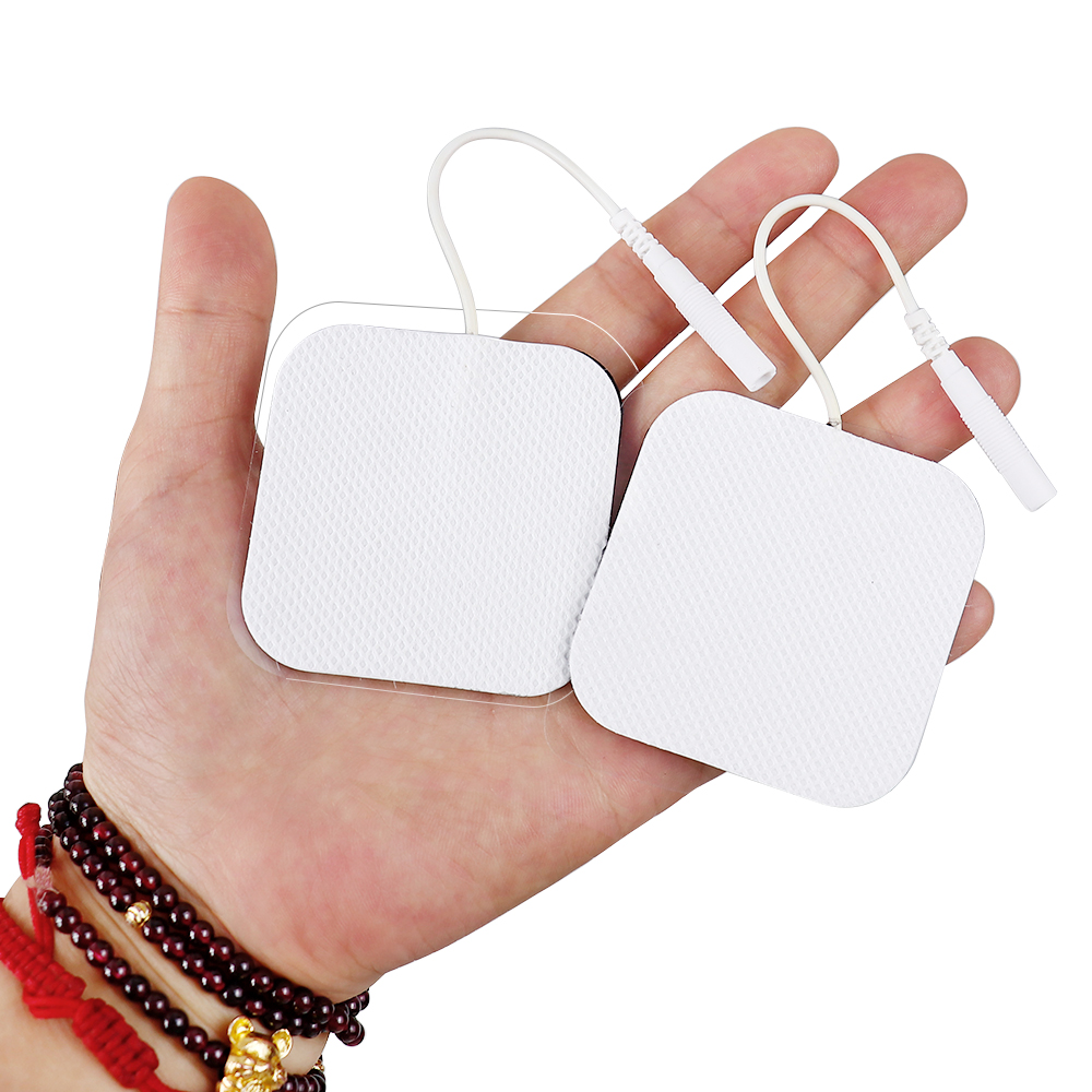 50/100Pcs TENS Pads EMS Electrode Patch Nerve Muscle Stimulator Silicone Gel Tens Electrodes Digital Acupuncture Pad Accessories