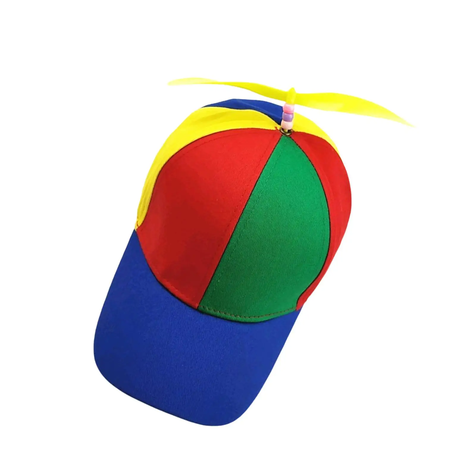 Funny Propeller Hat Colorful Novelty Breathable Baseball Cap Helicopter Caps for Costume Outdoor Casual Fancy Dress Kids